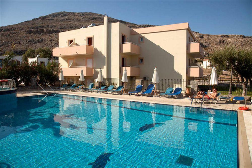Lindos Blue Sky Aparthotel Екстериор снимка